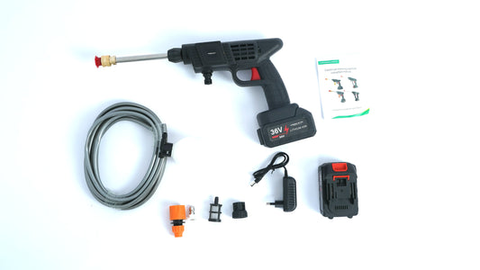 Акумулаторна Водоструйка ChromeStar 30 Бара, Батерии 36V 8Ah, Зарядно и Аксесоари в Преносим Куфар